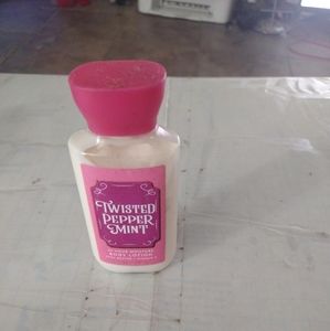 Bath and Body Works Twisted Peppermint Body Lotion. 3 oz.